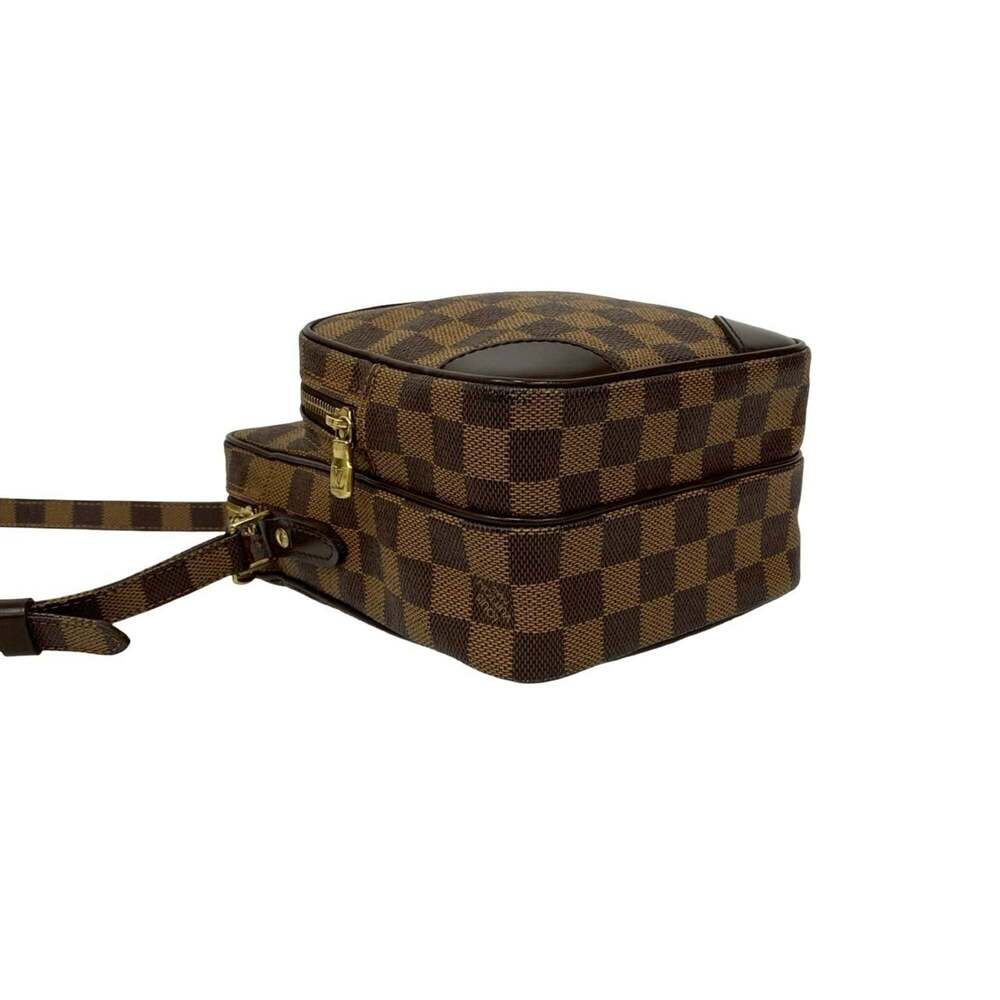 LOUIS VUITTON Authentic Brown Damier Leather Pochette Shoulder Bag - Picture 7 of 10